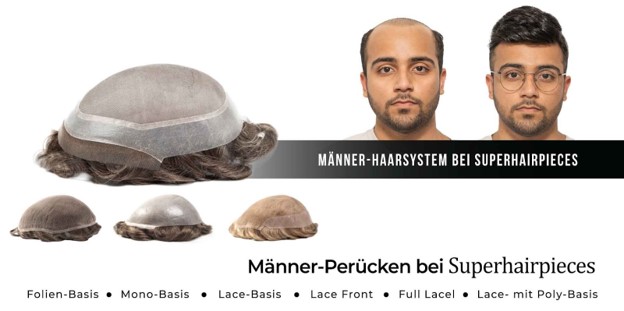 Männer Haarteil und Toupet beim Superhairpieces