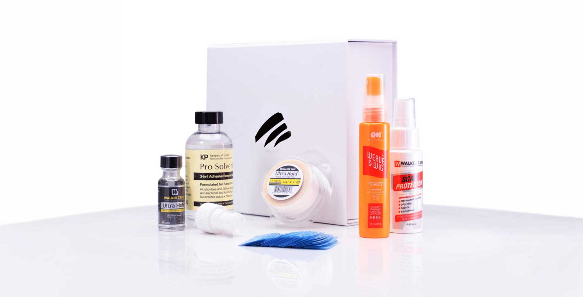 Pflegeset für Haarsysteme – Shampoo, Conditioner, Stylingprodukte