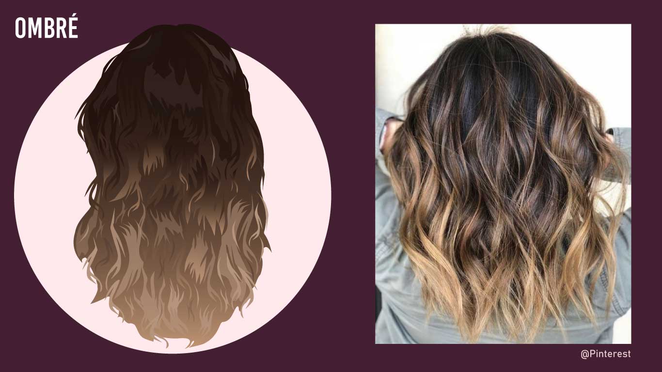 Ombre Haarteile für Frauen